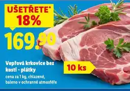 Lidl Vepřová krkovice bez kosti nabídka