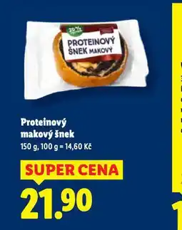 Lidl Proteinový makový šnek nabídka
