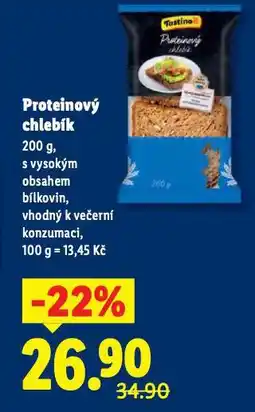 Lidl Proteinový chlebík nabídka