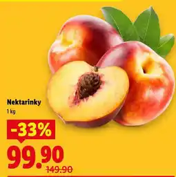Lidl Nektarinky nabídka