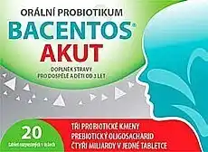 Benu BACENTOS AKUT orální probiotikum 20 tablet nabídka