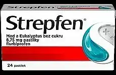 Benu Strepfen Med aEukalyptus bez cukru 24 pastilek nabídka