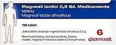 Benu Magnesii lactici 0,5 tbl Medicamenta 100 tablet nabídka