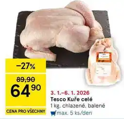 Tesco Tesco Kuře celé, 1 kg, chlazené, balené nabídka
