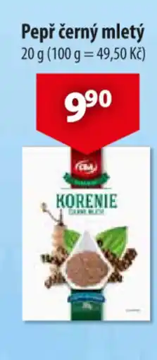 CBA Pepř černý mletý nabídka