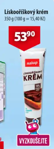 CBA Lískooříškový krém nabídka