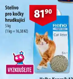 CBA Stelivo pro kočky hrudkující nabídka