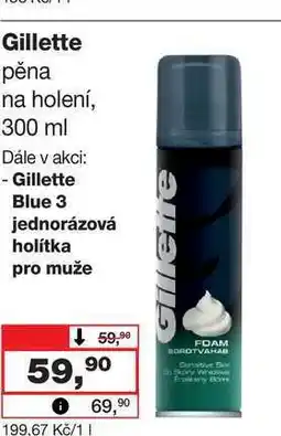 Barvy a laky drogerie Gillette pěna na holení, 300 ml nabídka