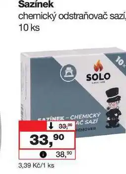 Barvy a laky drogerie Sazínek chemický odstraňovač sazí, 10 ks nabídka