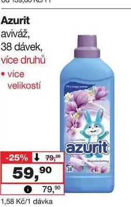 Barvy a laky drogerie Azurit aviváž, 38 dávek nabídka