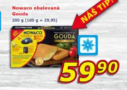 ESO MARKET NOWACO obalovaná Gouda nabídka