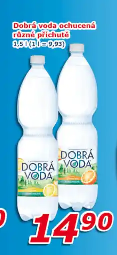 ESO MARKET DOBRÁ VODA ochucená různé příchutě nabídka