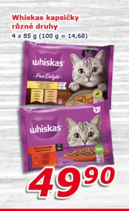 ESO MARKET WHISKAS kapsičky různé druhy nabídka