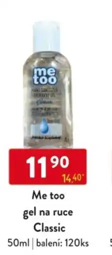 Qanto Me too gel na ruce Classic nabídka