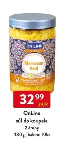 Qanto OnLine sůl do koupele nabídka