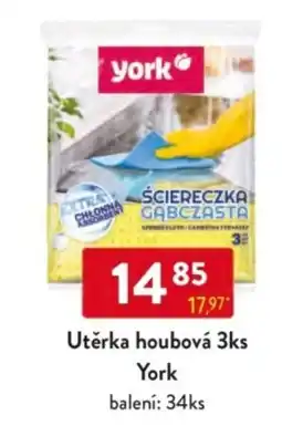 Qanto Utěrka houbová 3ks York nabídka