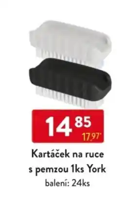 Qanto Kartáček na ruce s pemzou 1ks York nabídka