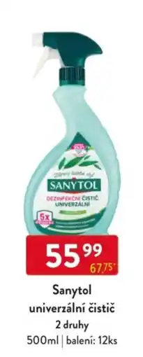 Qanto Sanytol univerzální čistič nabídka