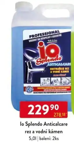 Qanto lo Splendo Anticalcare rez a vodní kámen nabídka