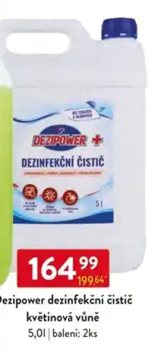 Qanto Dezipower dezinfekční čistič květinová vůně nabídka