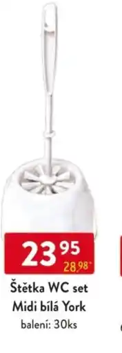 Qanto Štětka WC set Midi bílá York nabídka