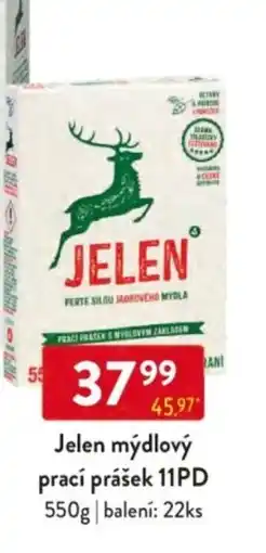 Qanto Jelen mýdlový prací prášek 11PD nabídka