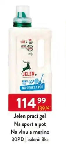 Qanto Jelen prací gel Na sport a pot Na vlnu a merino nabídka