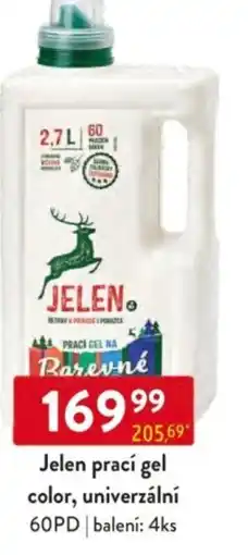 Qanto Jelen prací gel color, univerzální nabídka