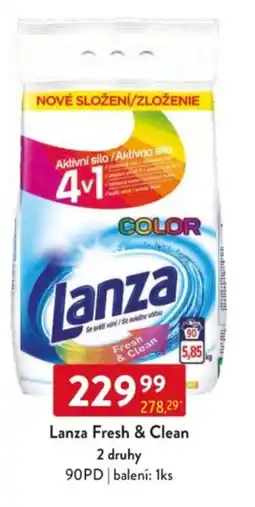 Qanto Lanza Fresh & Clean nabídka