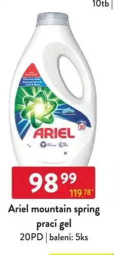 Qanto Ariel mountain spring prací gel nabídka
