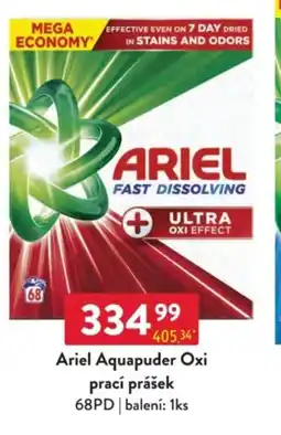 Qanto Ariel Aquapuder Oxi prací prášek nabídka