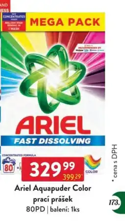 Qanto Ariel Aquapuder Color prací prášek nabídka