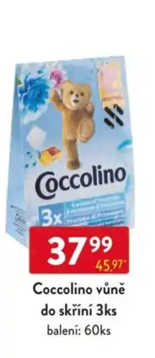 Qanto Coccolino vůně do skříní nabídka