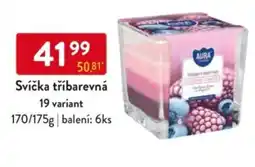 Qanto Svíčka tříbarevná nabídka