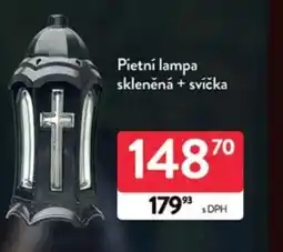 Qanto Pietní lampa skleněná + svíčka nabídka