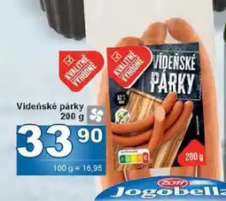Jip Vídeňské párky 200 g nabídka