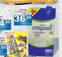 Jip Smetana ke šlehání 30% 500 g nabídka