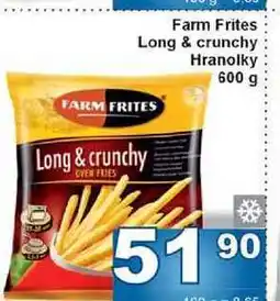 Jip Farm Frites Long & crunchy Hranolky 600 g nabídka