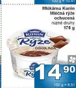 Jip Mlékárna Kunín Mléčná rýže ochucená různé druhy 175 g nabídka