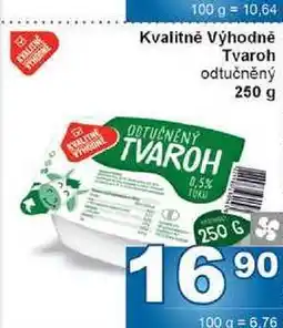 Jip Kvalitně Výhodně Tvaroh odtučněný 250 g nabídka