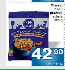 Jip Classic Kešu pražené solené 125 g nabídka