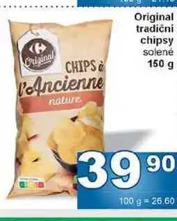 Jip Original tradiční chipsy solené 150 g nabídka