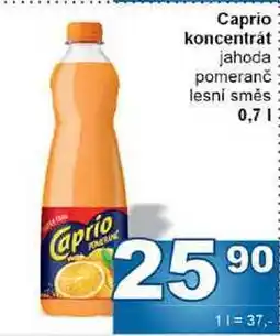 Jip Caprio koncentrát jahoda- pomeranč lesní směs 0,7l nabídka