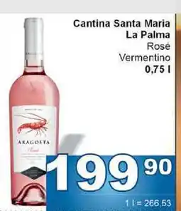 Jip Cantina Santa Maria La Palma Rosé Vermentino 0,75l nabídka