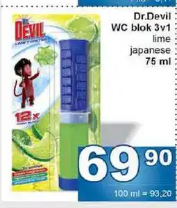 Jip Dr.Devil WC blok 3v1 lime japanese 75 ml nabídka