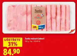 Lidl Šunka nejvyšší jakosti, 500 g nabídka