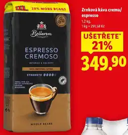 Lidl Zrnková káva crema/espresso, 1,2 kg nabídka
