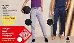 Lidl Tepláky nabídka