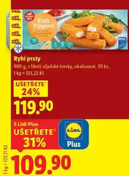 Lidl Rybí prsty, 900 g nabídka