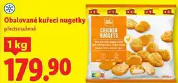 Lidl Obalované kuřecí nugetky, 1 kg nabídka